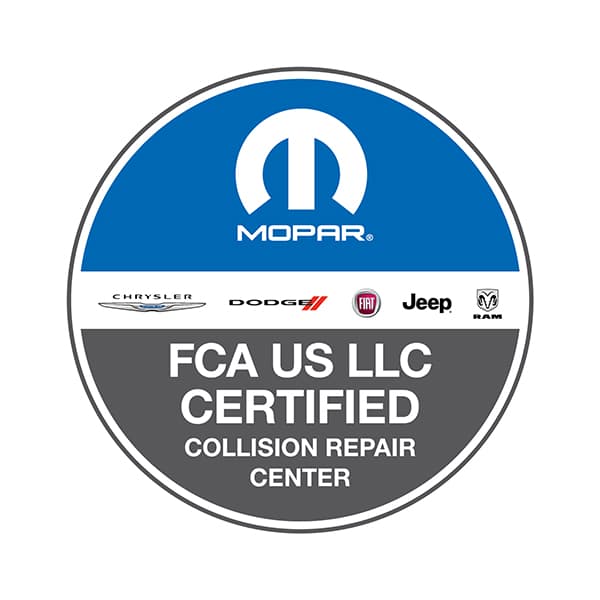 FCA US LLC Certified Collision Repair Center
